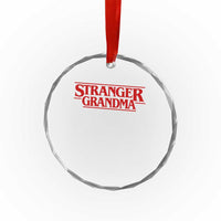 Stranger Grandma Crystal Glass Ornament Funny Grandmother Movie Gift