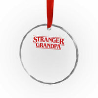 Stranger Grandpa Crystal Glass Ornament Funny Grandfather Movie Gift