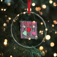 Strawberry Festival Crystal Glass Ornament Summer Fruit Vibes