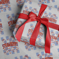 Strawberry Festival Wrapping Paper Roll 1968 A Berry Good Time Summer