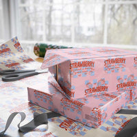 Strawberry Festival Wrapping Paper Roll 1968 A Berry Good Time Summer