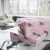 Striped Funny See Ya Soon Racoon Wrapping Paper Roll Last Day Of School Teacher