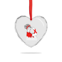 Stroke Survivor Unbreakable Heart Crystal Glass Ornament Stroke Awareness Gift