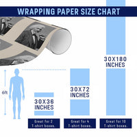 Strong Black History Leader Wrapping Paper Roll Frederick Douglass Empowerment - Wonder Print Shop