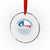 Strong Texas Crystal Glass Ornament Retro Flag Resilient Texans Pride - Wonder Print Shop