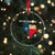 Strong Texas Crystal Glass Ornament Retro Lone Star State Pride Distressed Flag - Wonder Print Shop