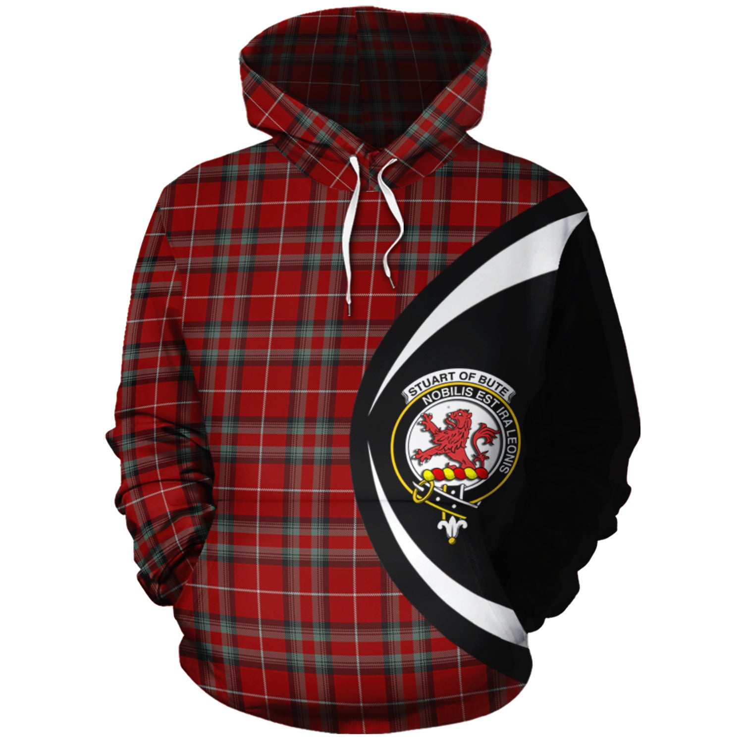 scottish-stuart-of-bute-clan-crest-circle-style-tartan-hoodie