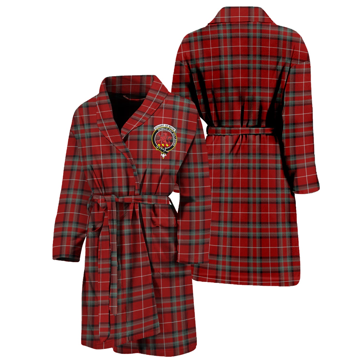 stuart-of-bute-family-crest-tartan-bathrobe-tartan-robe-for-men-and-women