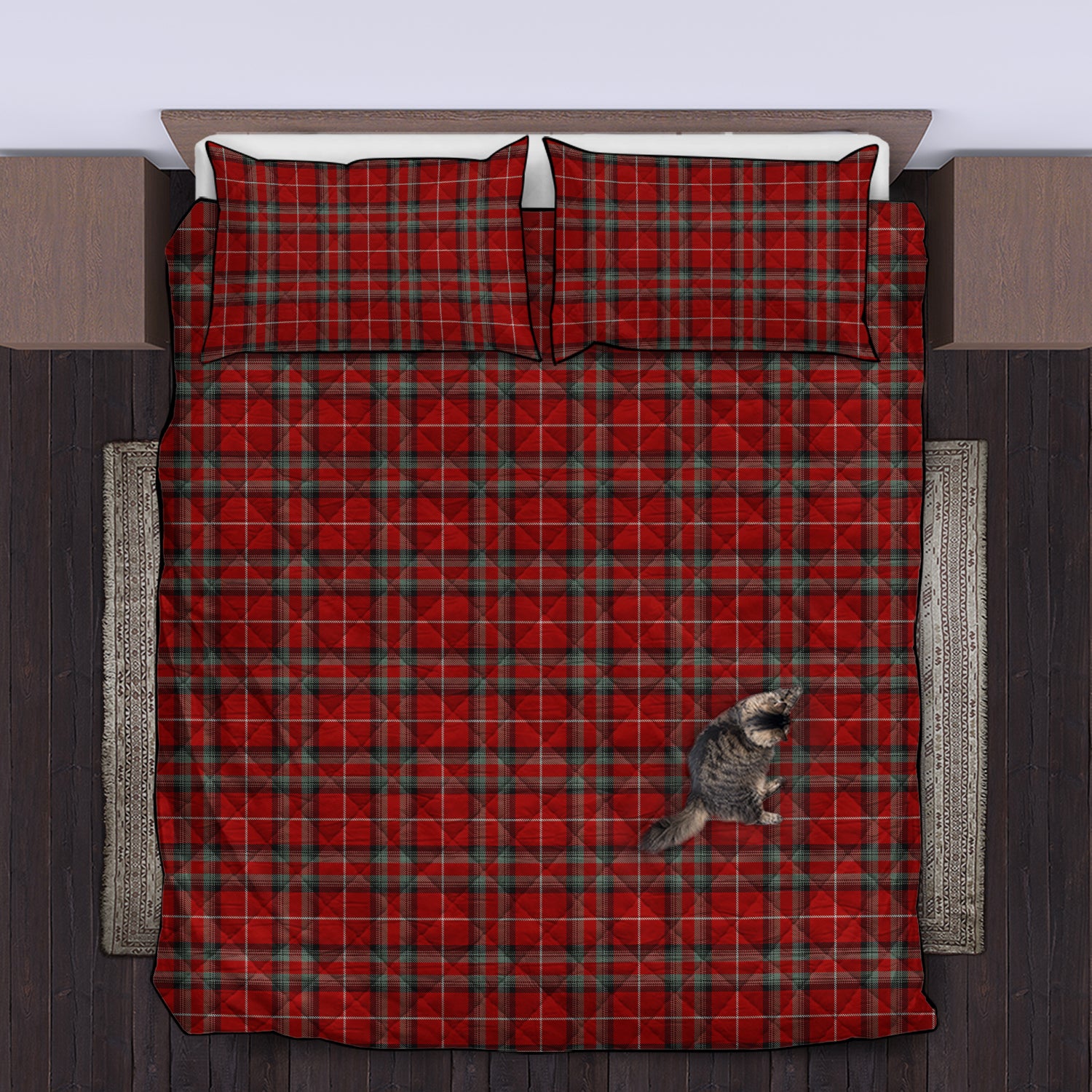 stuart-of-bute-tartan-quilt-bed-set