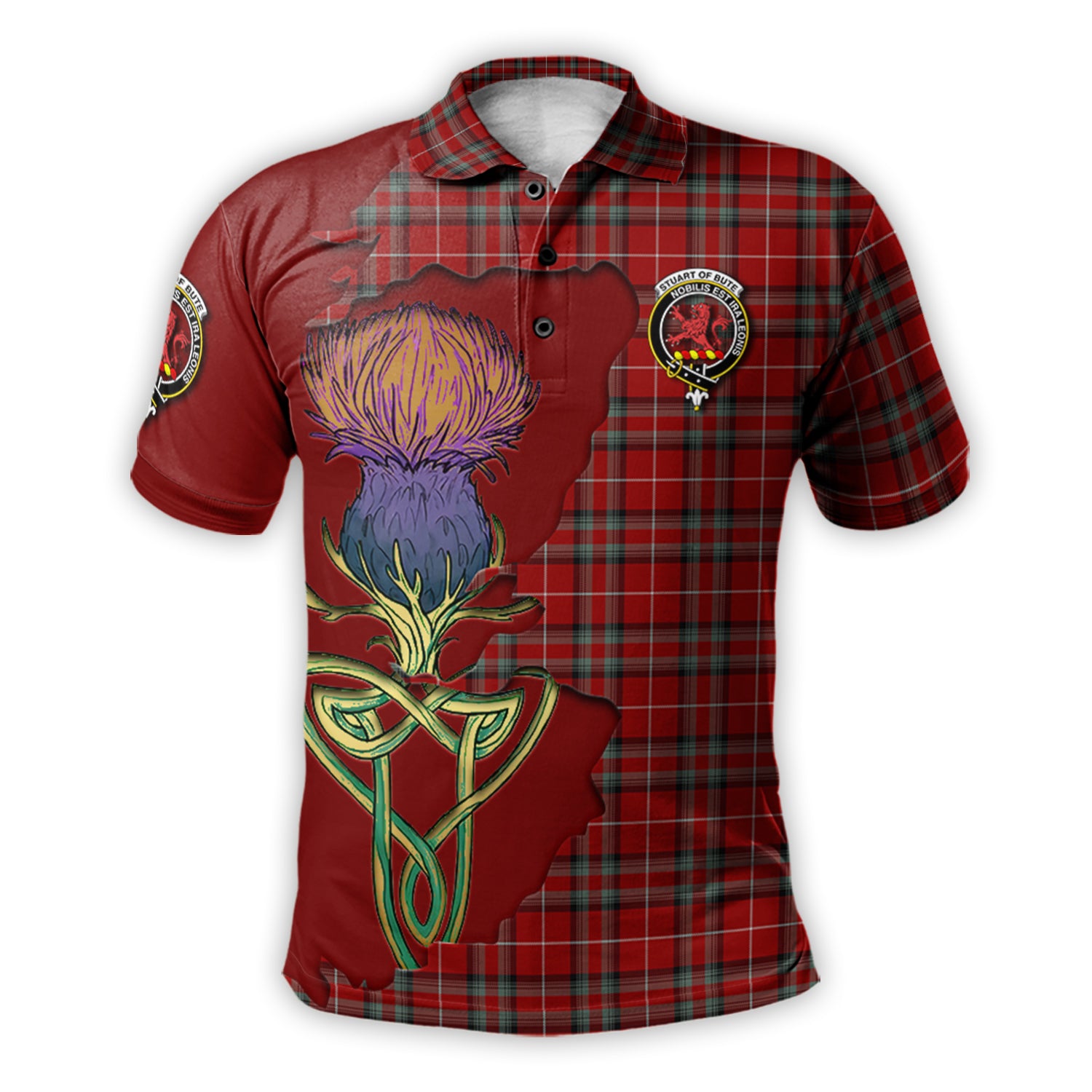 stuart-of-bute-tartan-family-crest-polo-shirt-tartan-plaid-with-thistle-and-scotland-map-polo-shirt