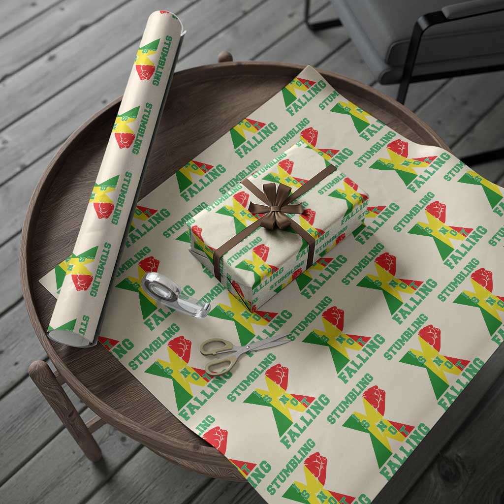 Stumbling Is Not Falling Wrapping Paper Roll African American Black History Month TS12