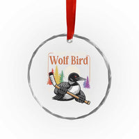 Stupid Canadian Wolf Bird Crystal Glass Ornament Retro Romance Hockey LGBT Book Movie Fans