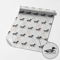 Stupid Canadian Wolf Bird Wrapping Paper Roll Funny Common Loon Meme Dry Humor - Wonder Print Shop