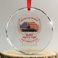 Submarine Veteran Crystal Glass Ornament It Cannot Be Inherited Nor Can It Be Purchased I Have Earned It TS11