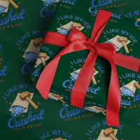 Subtle Abolish ICE Wrapping Paper Roll Funny Vintage I Like My Ice Crushed