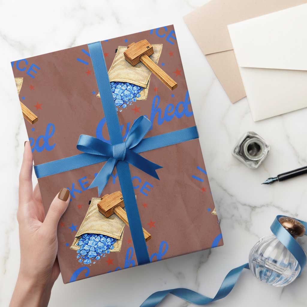 Subtle Abolish ICE Wrapping Paper Roll Funny Vintage I Like My Ice Crushed