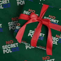 Subtle Abolish Ice Wrapping Paper Roll No Secret Police