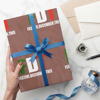 Subtle FDT Christmas Wrapping Paper Roll Hidden Message Funny Festive December Tree - Wonder Print Shop