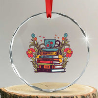 Subtle FDT Crystal Glass Ornament Fantasy Drama Tragedy Book Lover - Wonder Print Shop