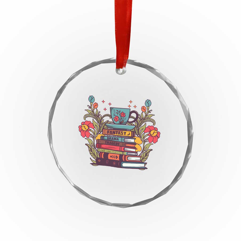 Subtle FDT Crystal Glass Ornament Fantasy Drama Tragedy Book Lover - Wonder Print Shop