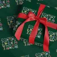 Subtle FDT Floral Wrapping Paper Roll Foxtrot Delta Tango Flower Resist
