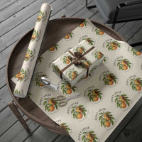 Subtle FDT Wrapping Paper Roll Dont Speak Orange Graphic Retro Vintage