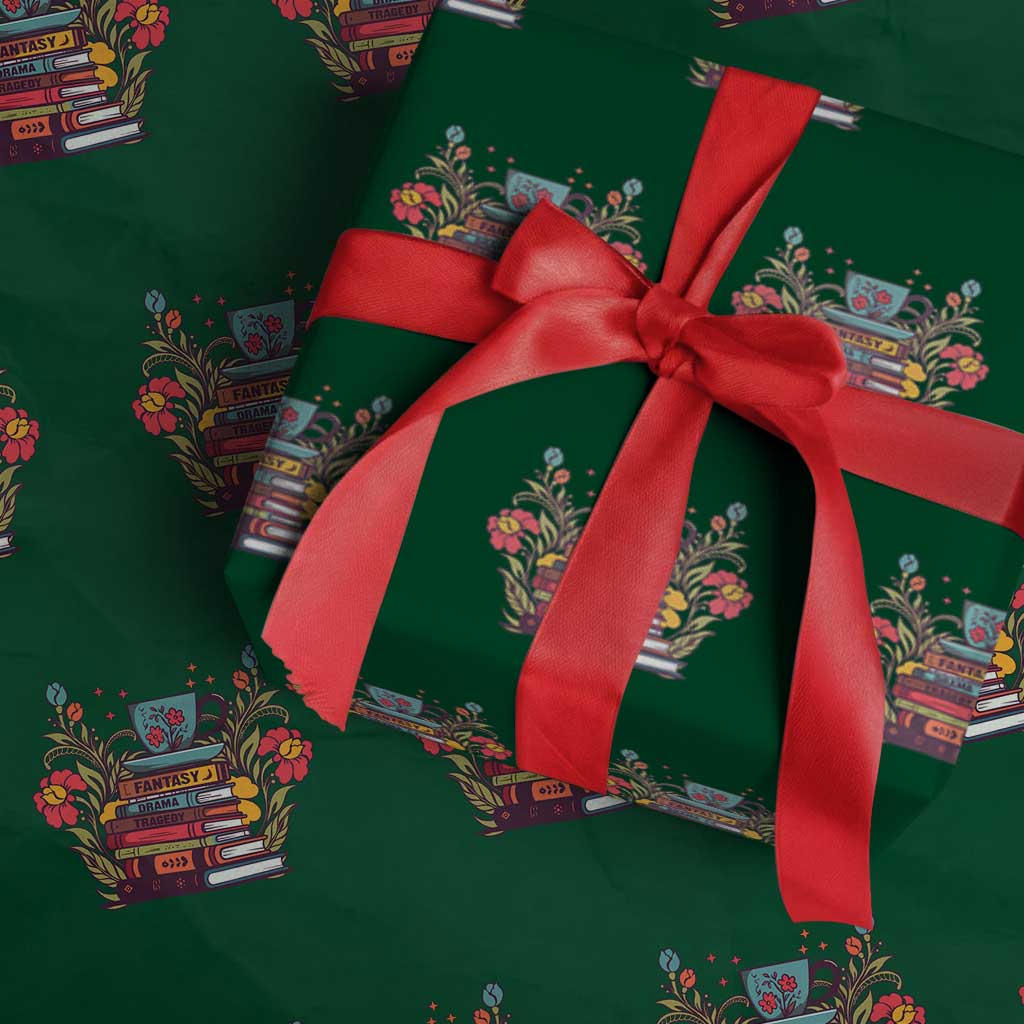 Subtle FDT Wrapping Paper Roll Fantasy Drama Tragedy Book Lover - Wonder Print Shop