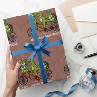 Subtle FDT Wrapping Paper Roll Frog Dinosaur Turtle Political Satire - Wonder Print Shop