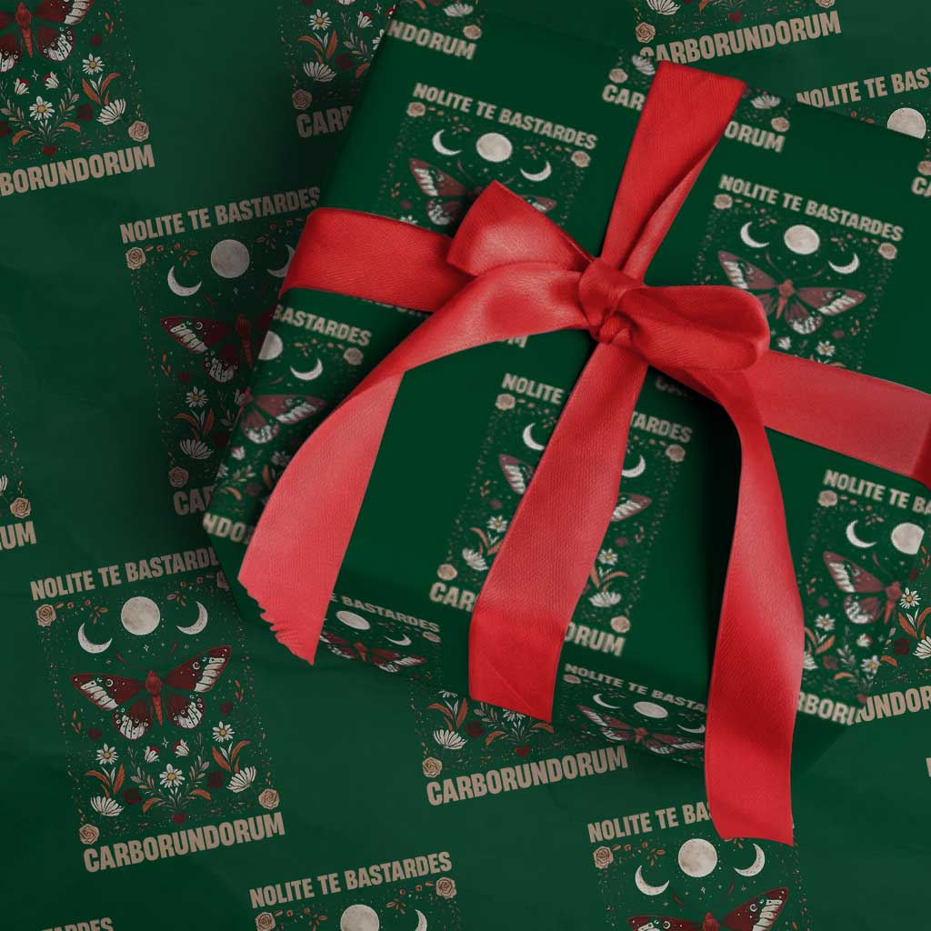 Subtle Feminist Wrapping Paper Roll Women's Rights Dont Let The Bastards Grind You Down - Wonder Print Shop
