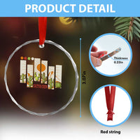 Succulent Plant Lover Gift Crystal Glass Ornament Cactus Crew - Wonder Print Shop