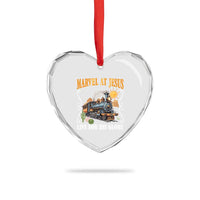 Summer VBS 2025 Heart Crystal Glass Ornament Marvel at Jesus Live for His Glory Christian Bible Camp - Wonder Print Shop