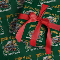 Summer VBS 2025 Wrapping Paper Roll Marvel at Jesus Live for His Glory Christian Bible Camp - Wonder Print Shop