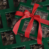 Support Local Street Cats Wrapping Paper Roll Funny Raccoon Skunk Possum Animal Meme