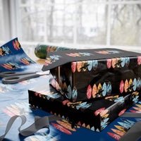 Surfboarder Wrapping Paper Roll Hawaii Wave Surfing Surfboard Lover Beach Surfer - Wonder Print Shop