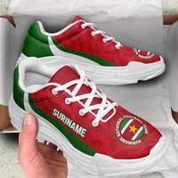 Suriname 2026 Football Chunky Sneakers Go Natio Grunge Curve Stylized - Wonder Print Shop