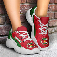 Suriname 2026 Football Chunky Sneakers Go Natio Grunge Curve Stylized - Wonder Print Shop