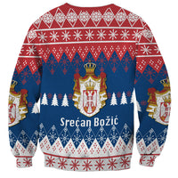 Serbia Christmas Srecan Bozic Ugly Pattern Sweatshirt - LT12