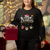 Mini Penguin With Xmas Light Ornaments Balls Merry Christmas Sweatshirt - Wonder Print Shop