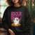 Boo Sheet Sweatshirt Here For The Boos Spooky Halloween Ghost Costume - Wonder Print Shop