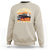 Halloween Season Sweatshirt Spooky Season Is Coming Scary Pumpkin Car - Wonder Print Shop