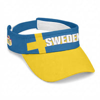Sweden 2026 Football Sun Visor Cap Kom Igen Sverige