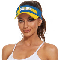 Sweden 2026 Football Sun Visor Cap Kom Igen Sverige