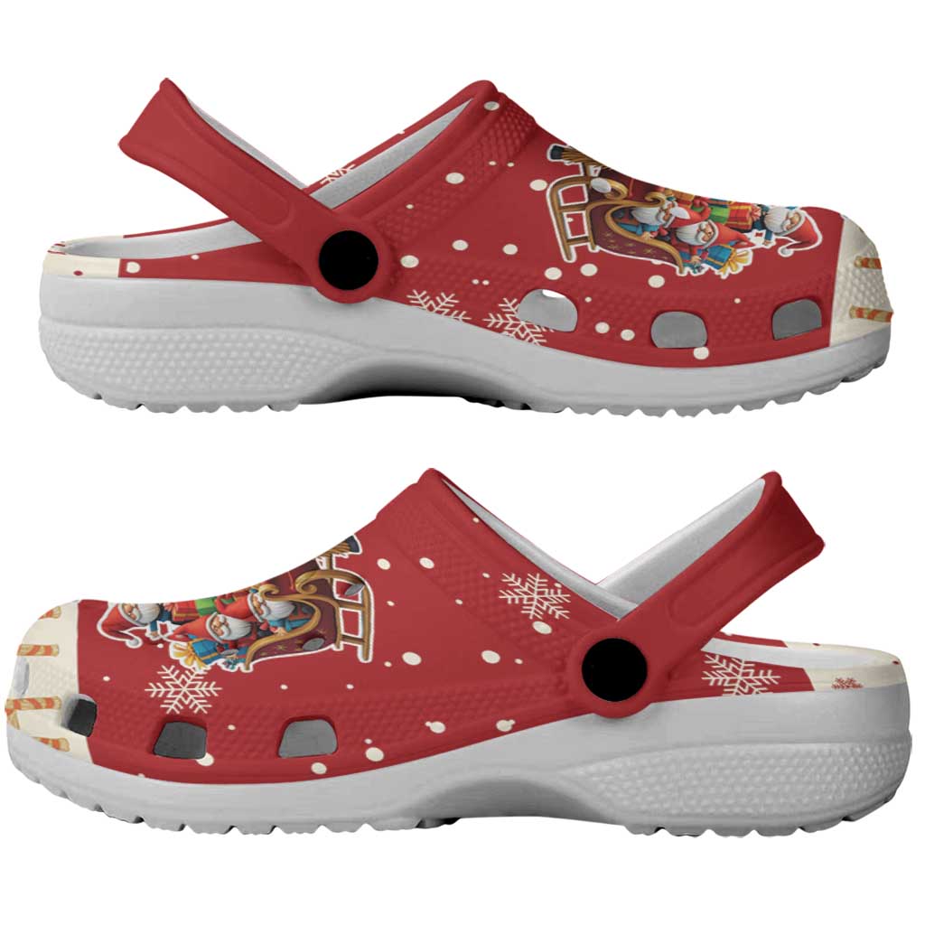 Sweden Christmas Clogs Shoes God Jul Nordic Julbock - Wonder Print Shop