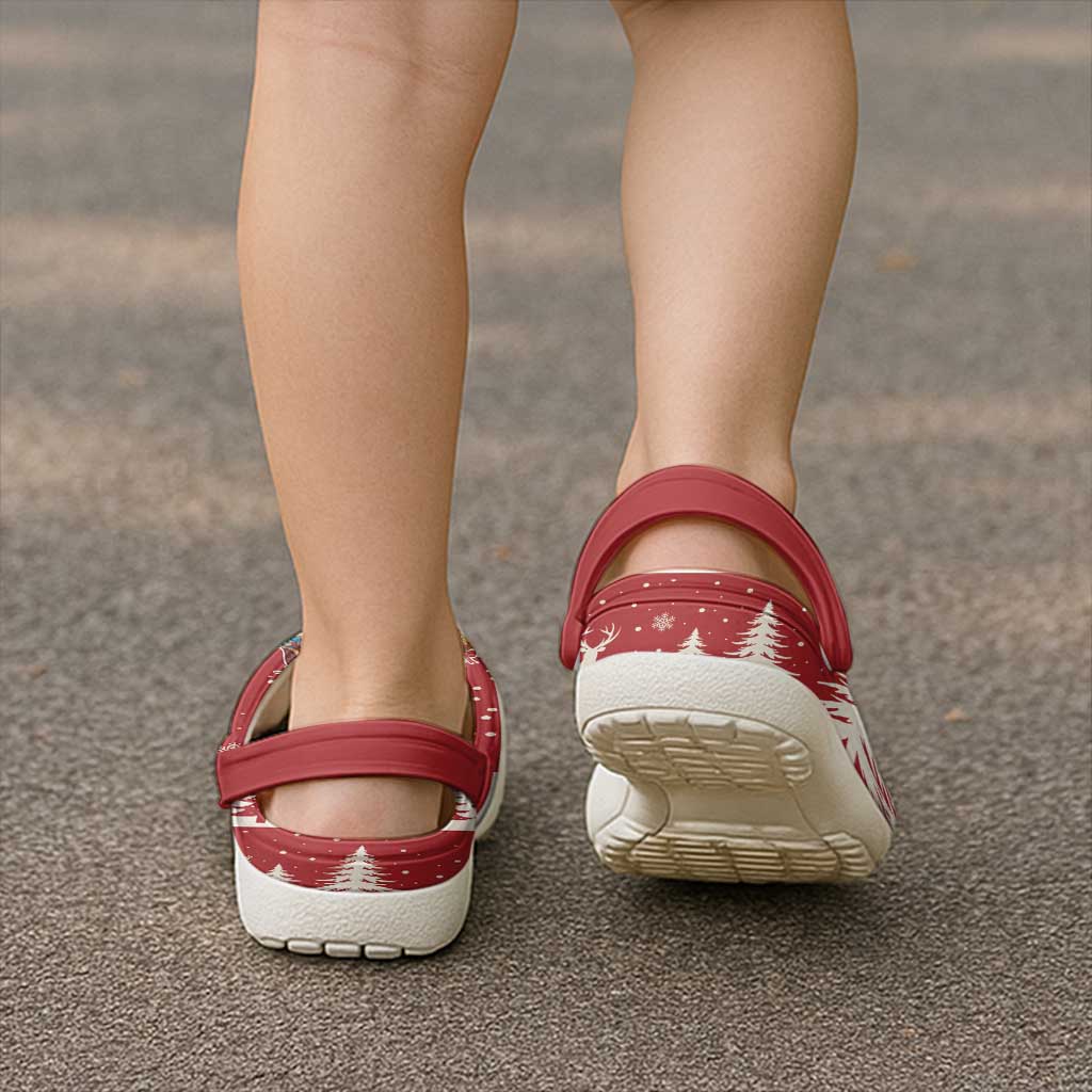 Sweden Christmas Clogs Shoes God Jul Nordic Julbock - Wonder Print Shop