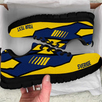 Sweden Football Nations 2026 Personalized Sneakers Sporty Pattern