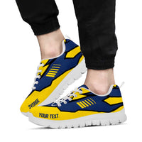 Sweden Football Nations 2026 Personalized Sneakers Sporty Pattern
