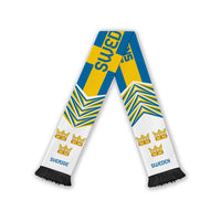 Sweden Football Nations 2026 Soccer Scarf Sporty Pattern