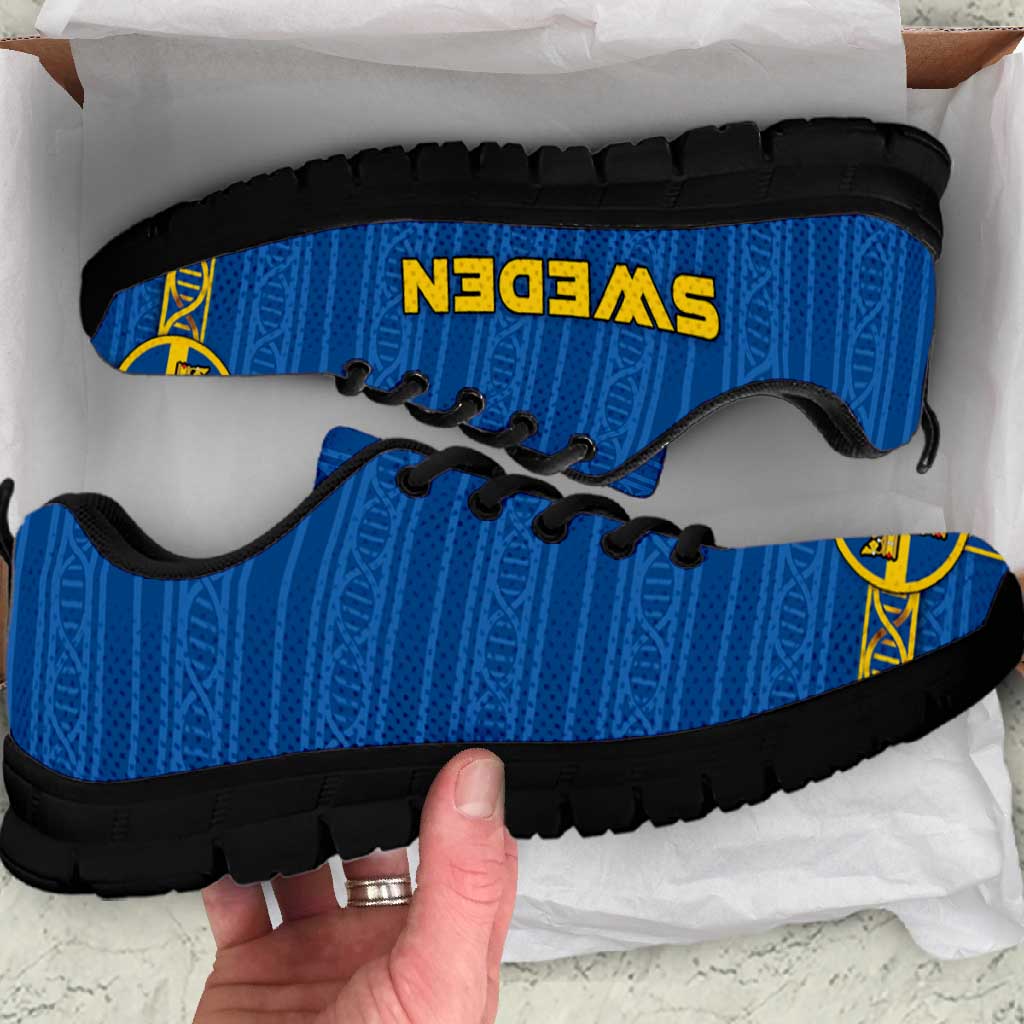 Sweden Football Sneakers Three Crowns Golden DNA Trophy