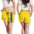 Sweden National Football Shorts for Women Glory The Blue and Yellow - Wonder Print Shop