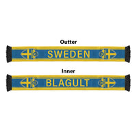 Sweden World Football 2026 Soccer Scarf Go Blagult Road To Glory